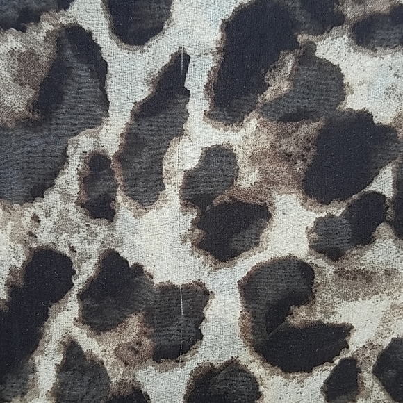 SHEER Leopard Tank Top By Glam Dollz - Size Medium - Picture 7 of 8